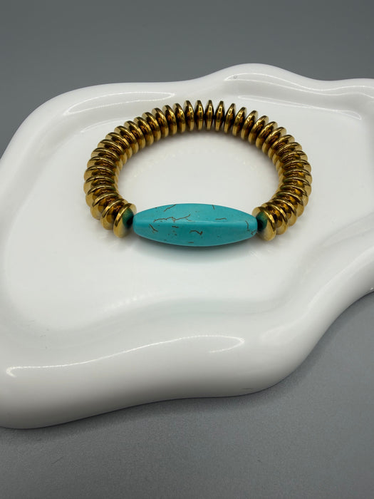 Turchese Disc Bracelet
