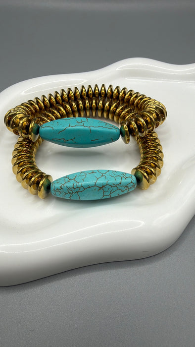 Turchese Disc Bracelet