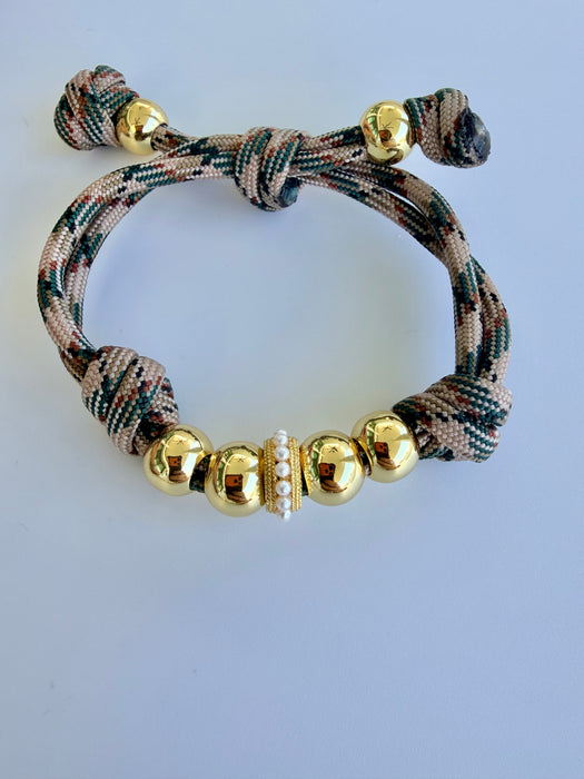 Camo Pearl Bracelet