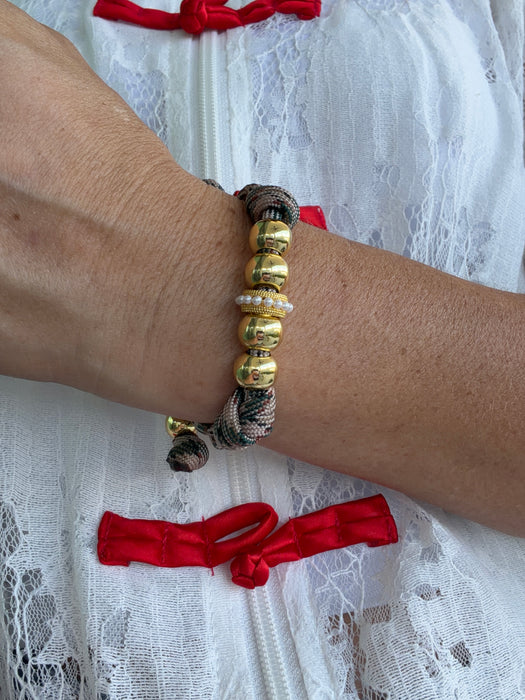 Camo Pearl Bracelet
