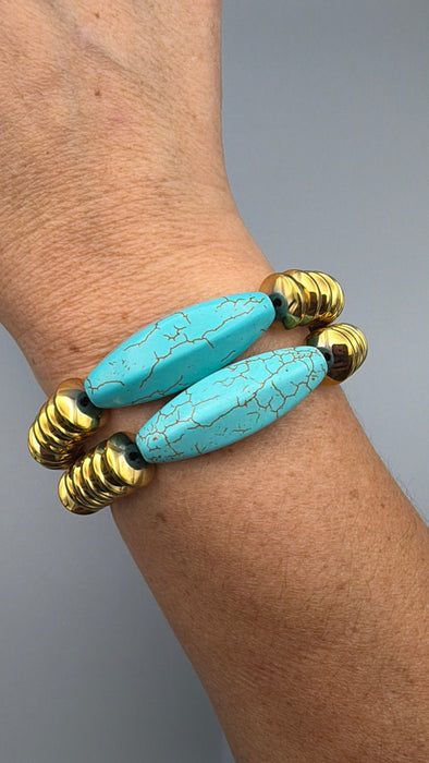 Turchese Disc Bracelet