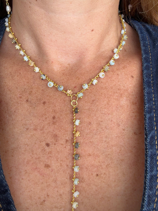 Alba Lariat Necklace