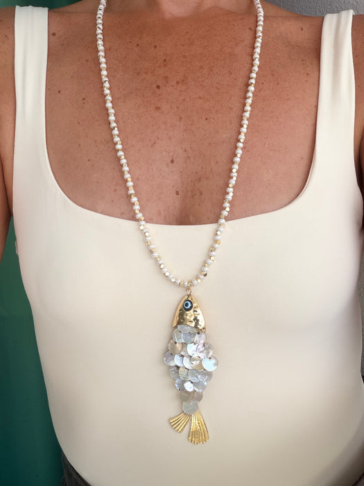 Pesce Di Perla Necklace