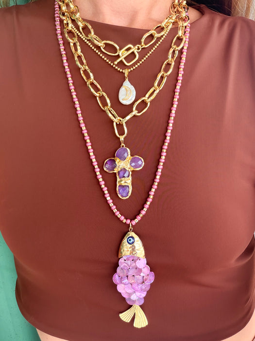 Pesce Di Perla Necklace