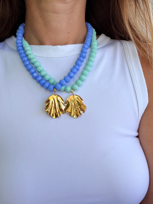 Seafoam Shell Necklace