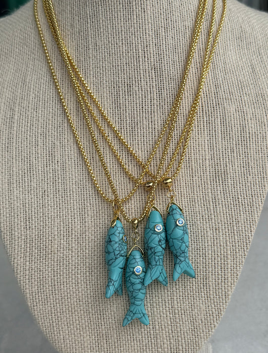 Pesce Azure Necklace
