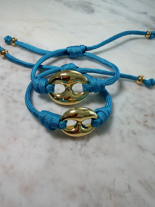 Azure Link Bracelet