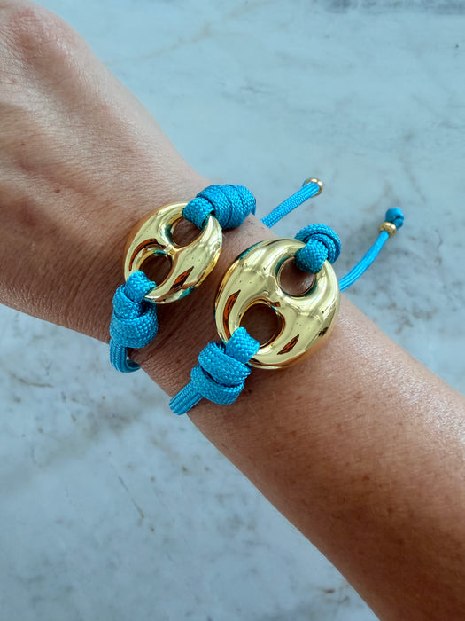 Azure Link Bracelet