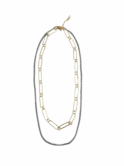 Enosis Dual Tone Necklace